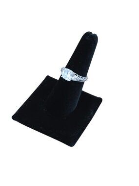 Tacori 925 Sterling Silver Cushion Cut CZ Ring 7